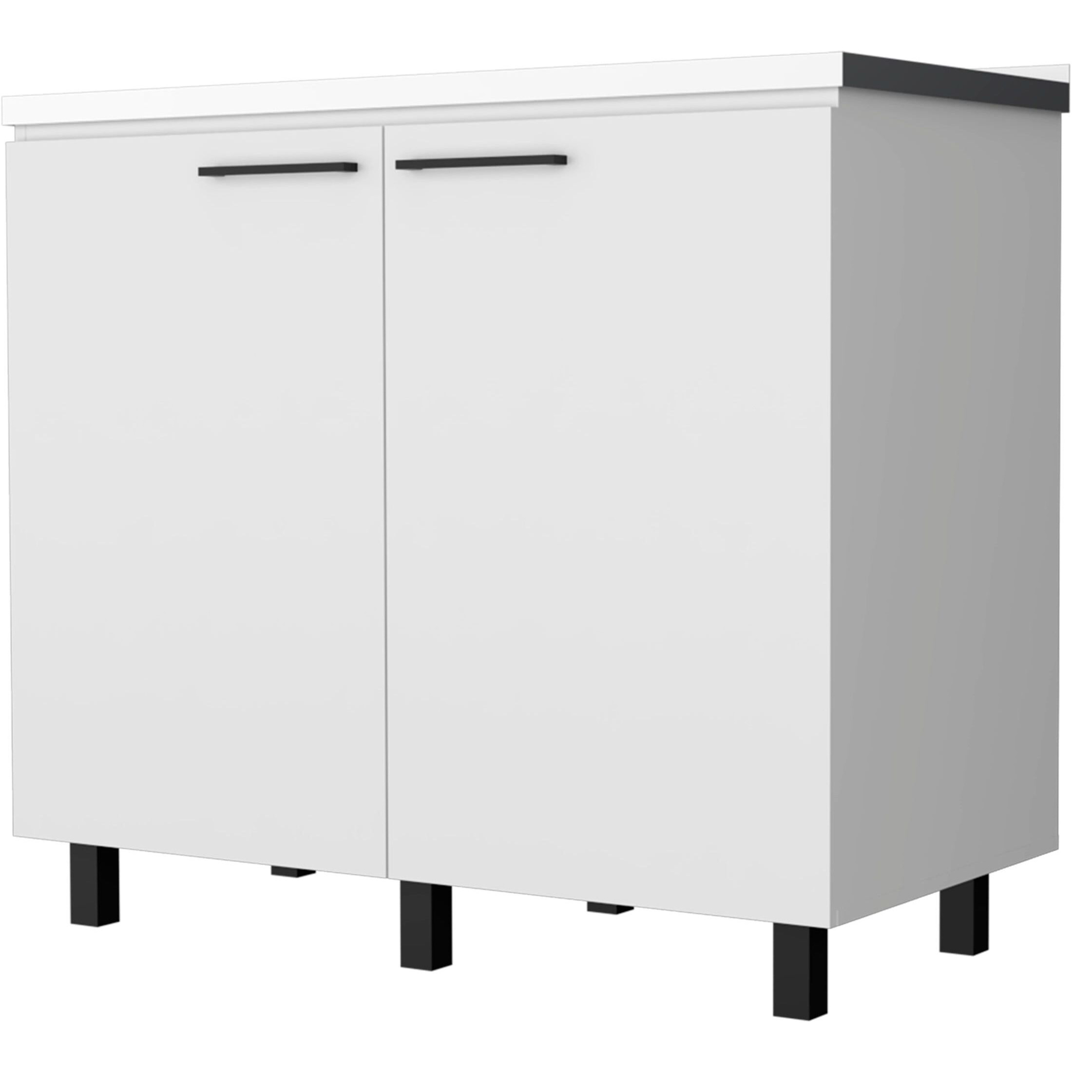 White 2 Utility Sink and Cabinet
