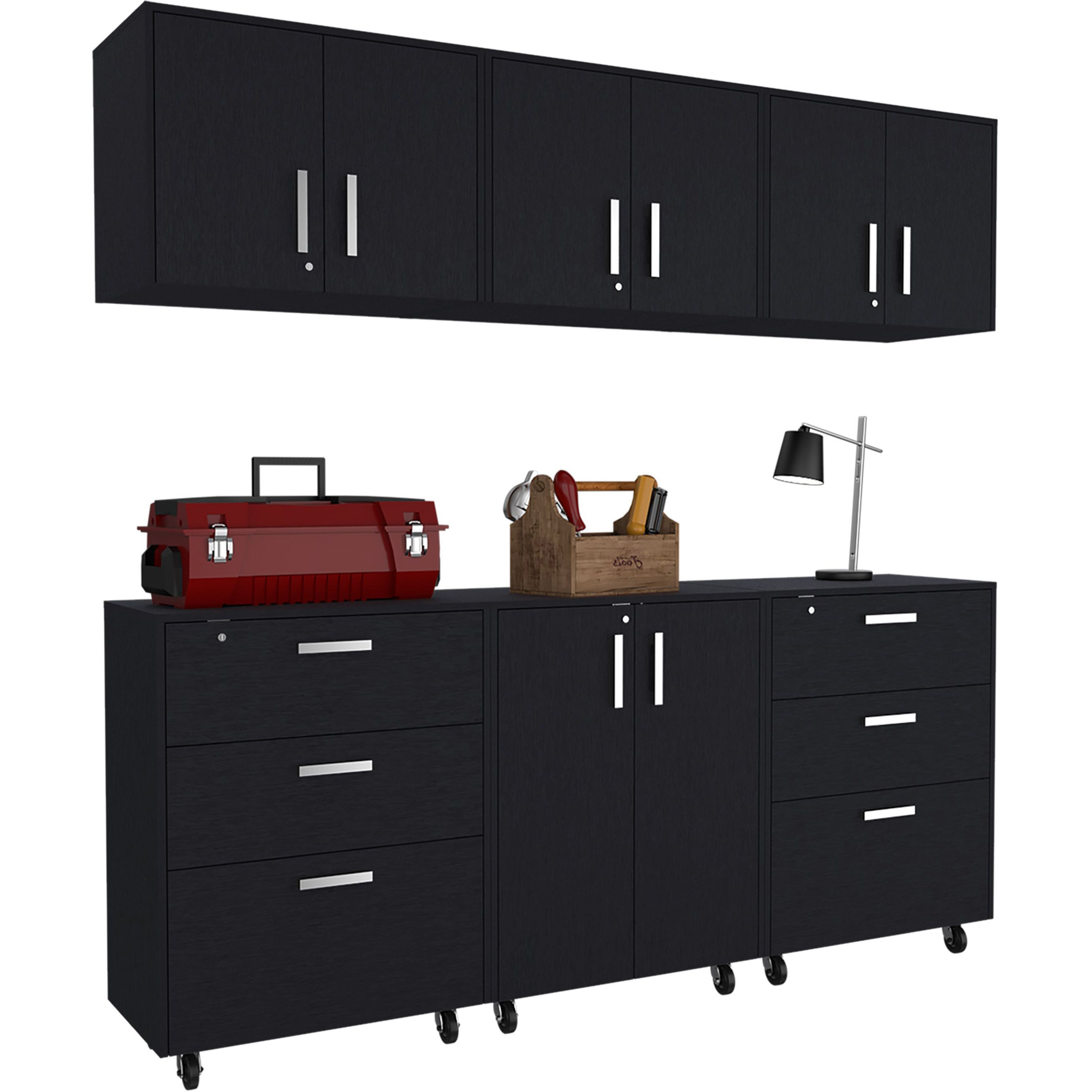 Jenna Black 6 Piece Garage Set