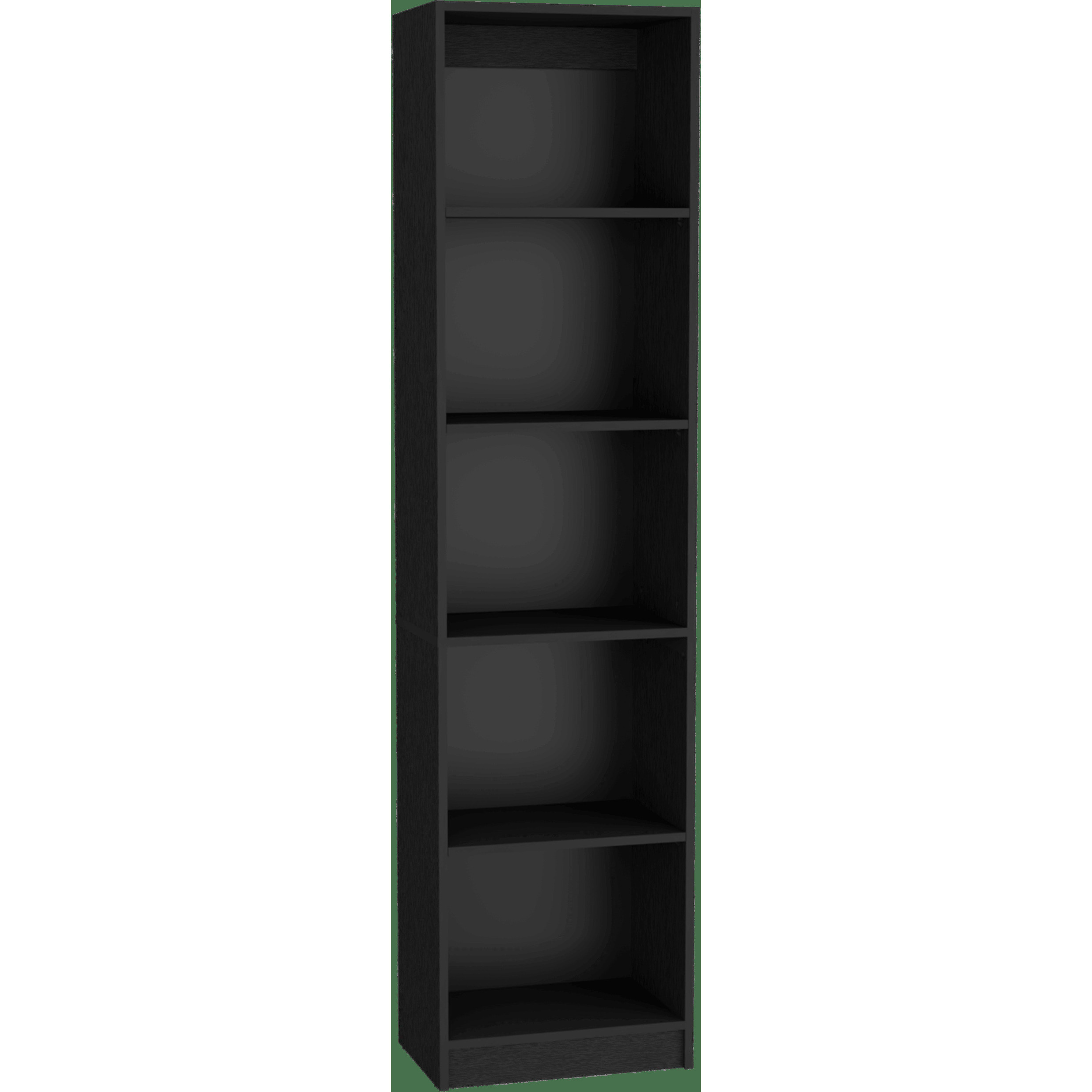 Roland Black 3 Piece Living Room Set with 3 Bookcases