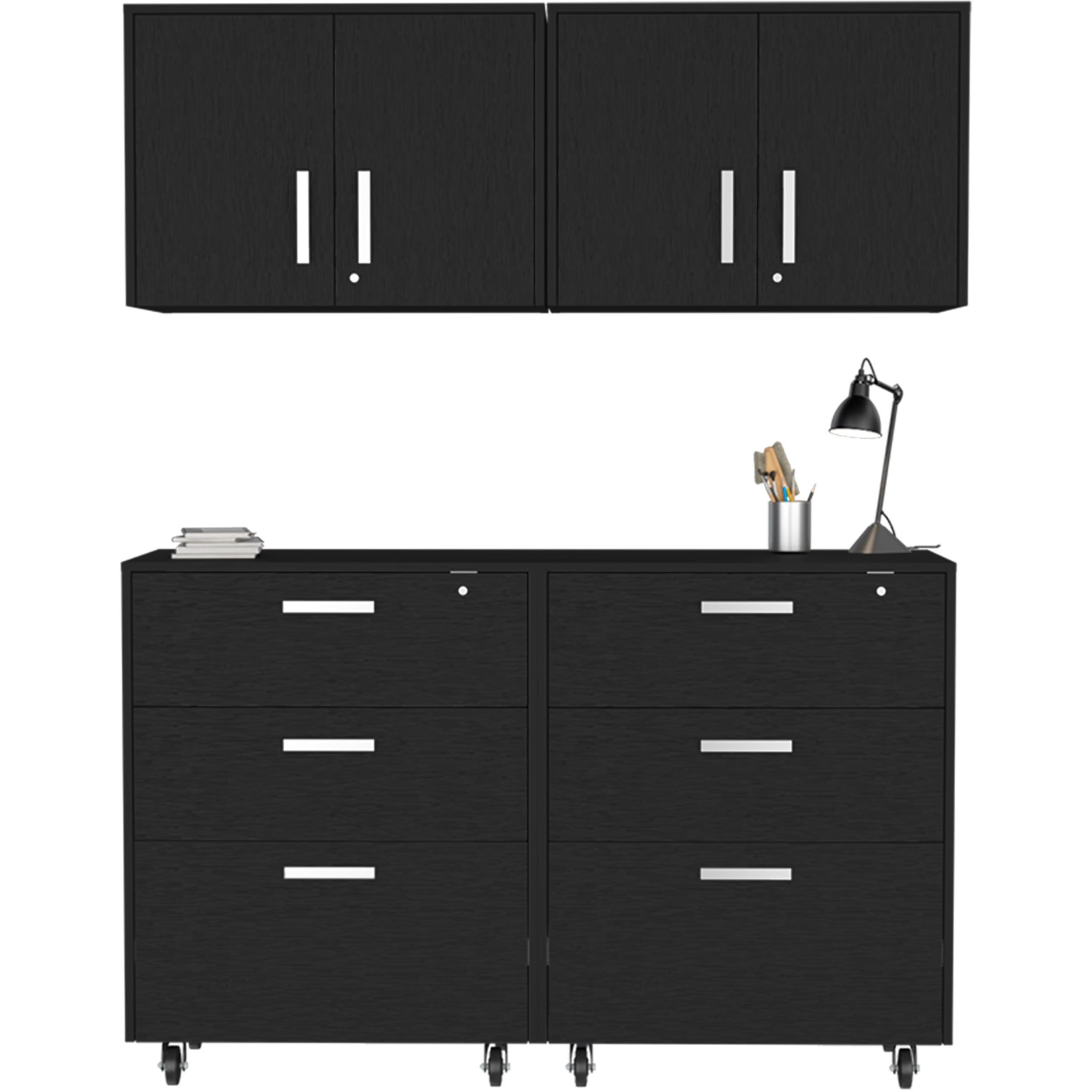 Black 2 Piece Garage Set