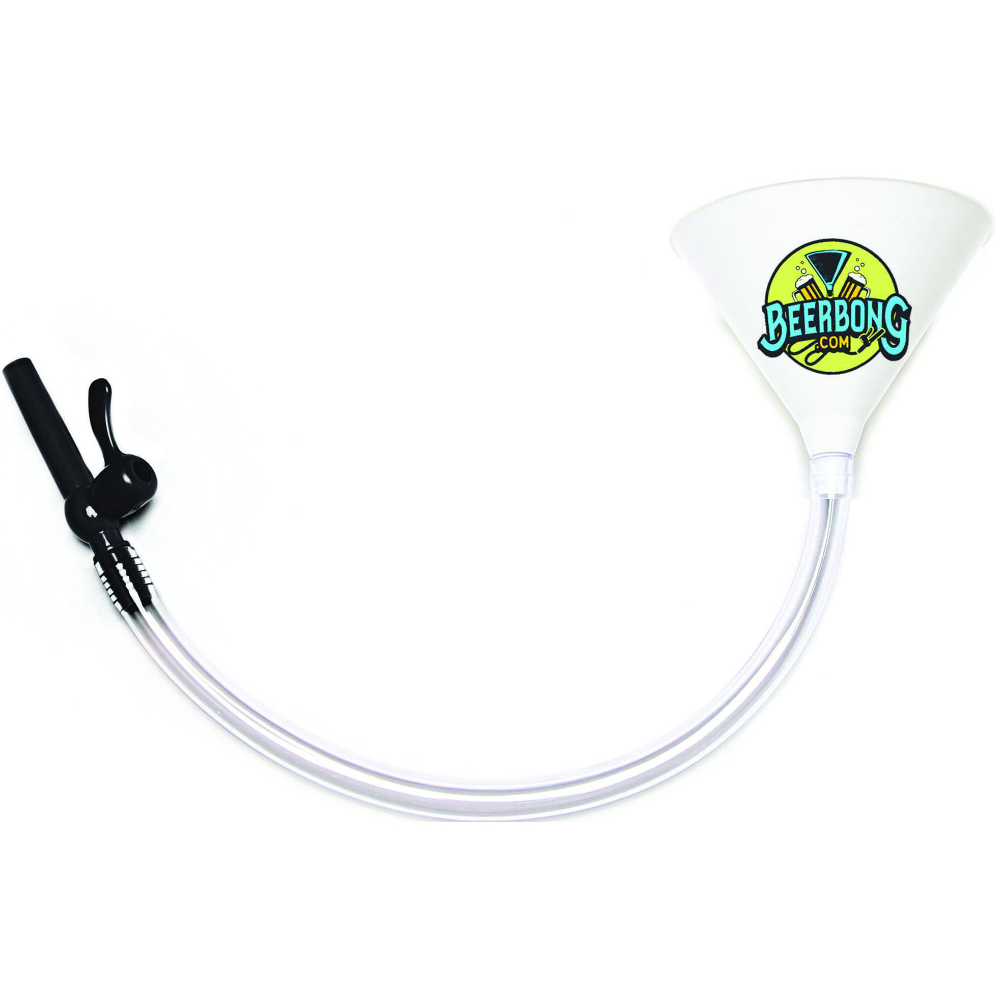 Beer Bong with Valve - 2 Ft. Tube Beer Funnel