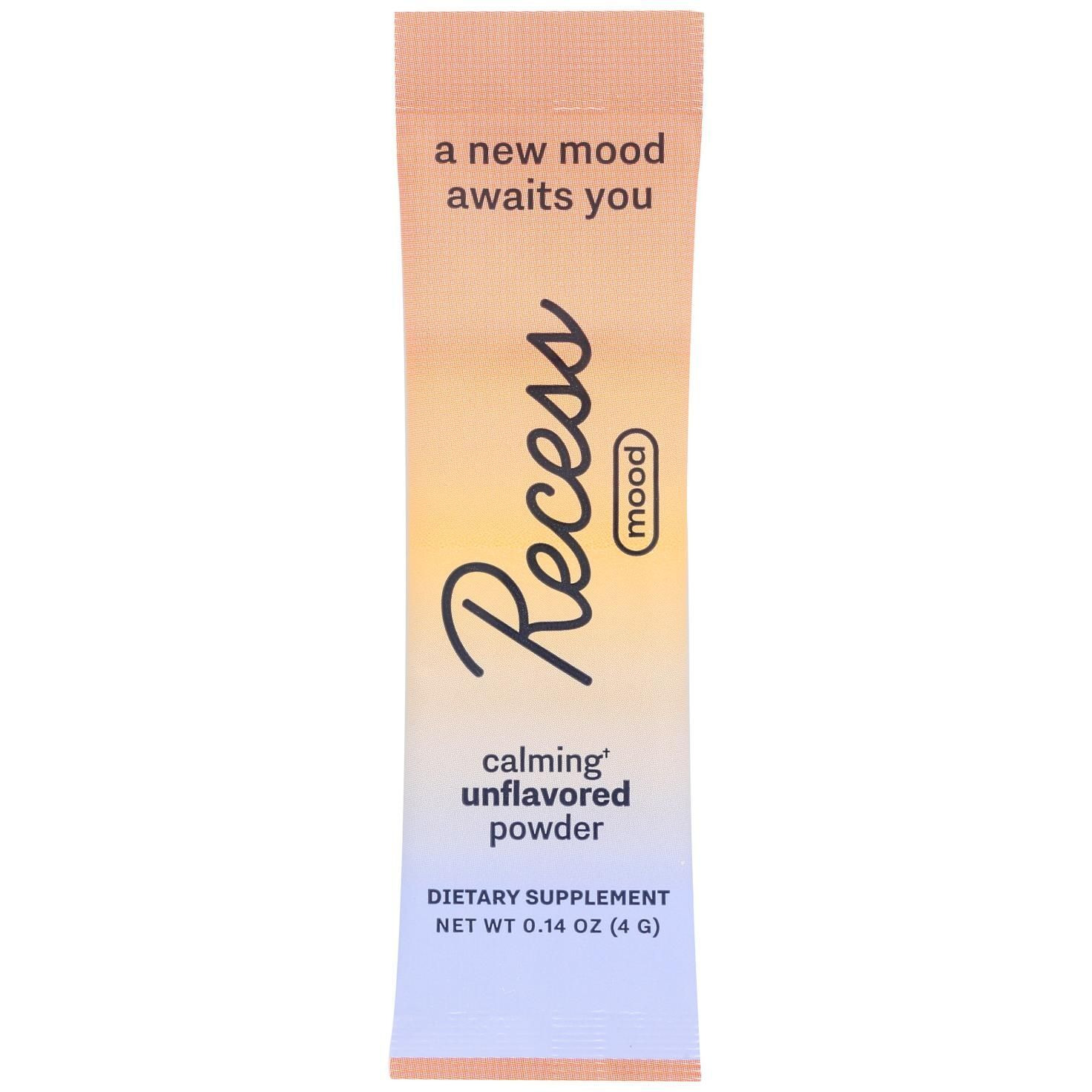 Recess - Mood Sticks Unflavored - Case Of 10-.14 Oz