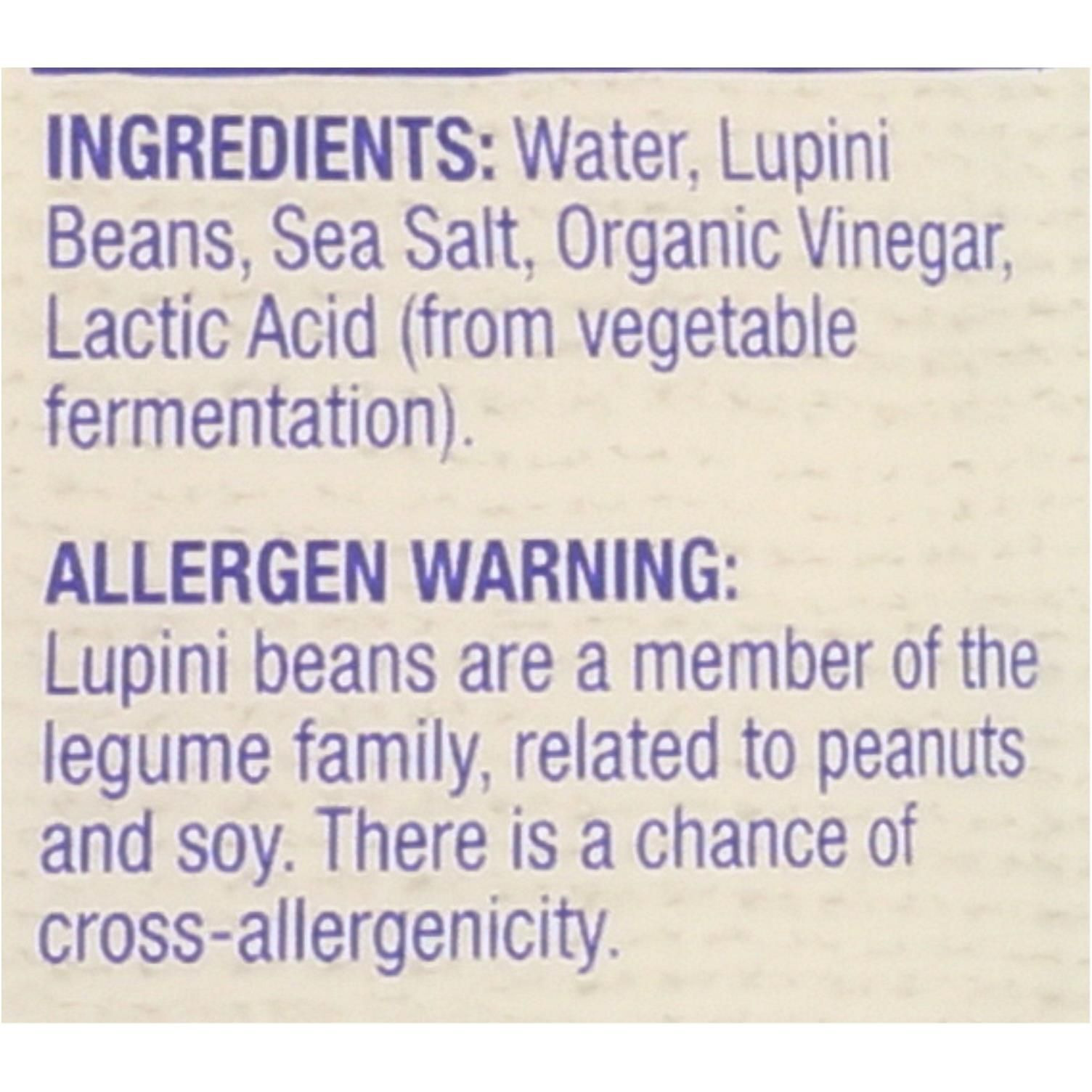 Brami Lupini Snack - Sea Salt - Case Of 8 - 5.3 Oz.
