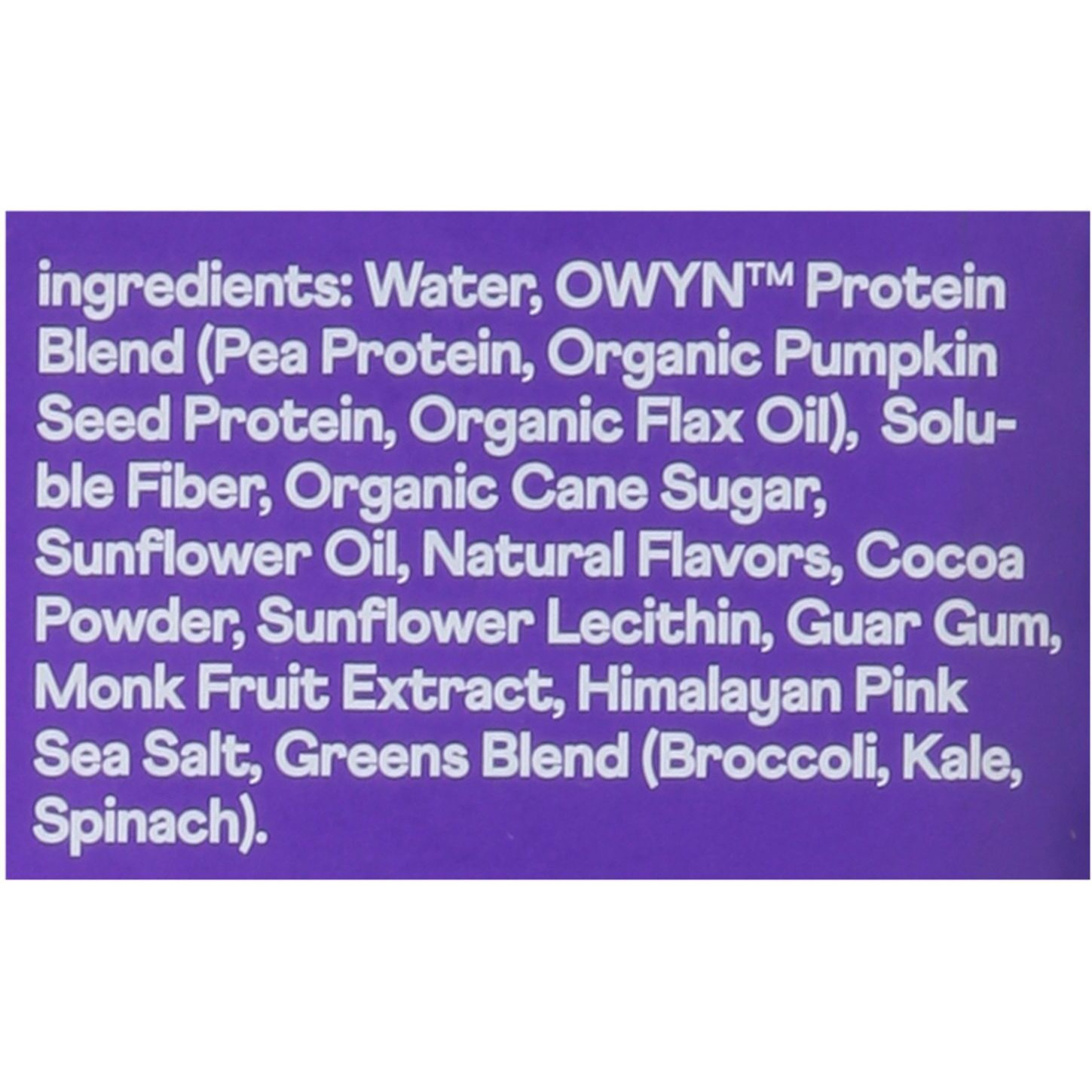 Only What You Need - Plnt Bsd Cky Cream Protein Shk - Case Of 3-4/11.14z