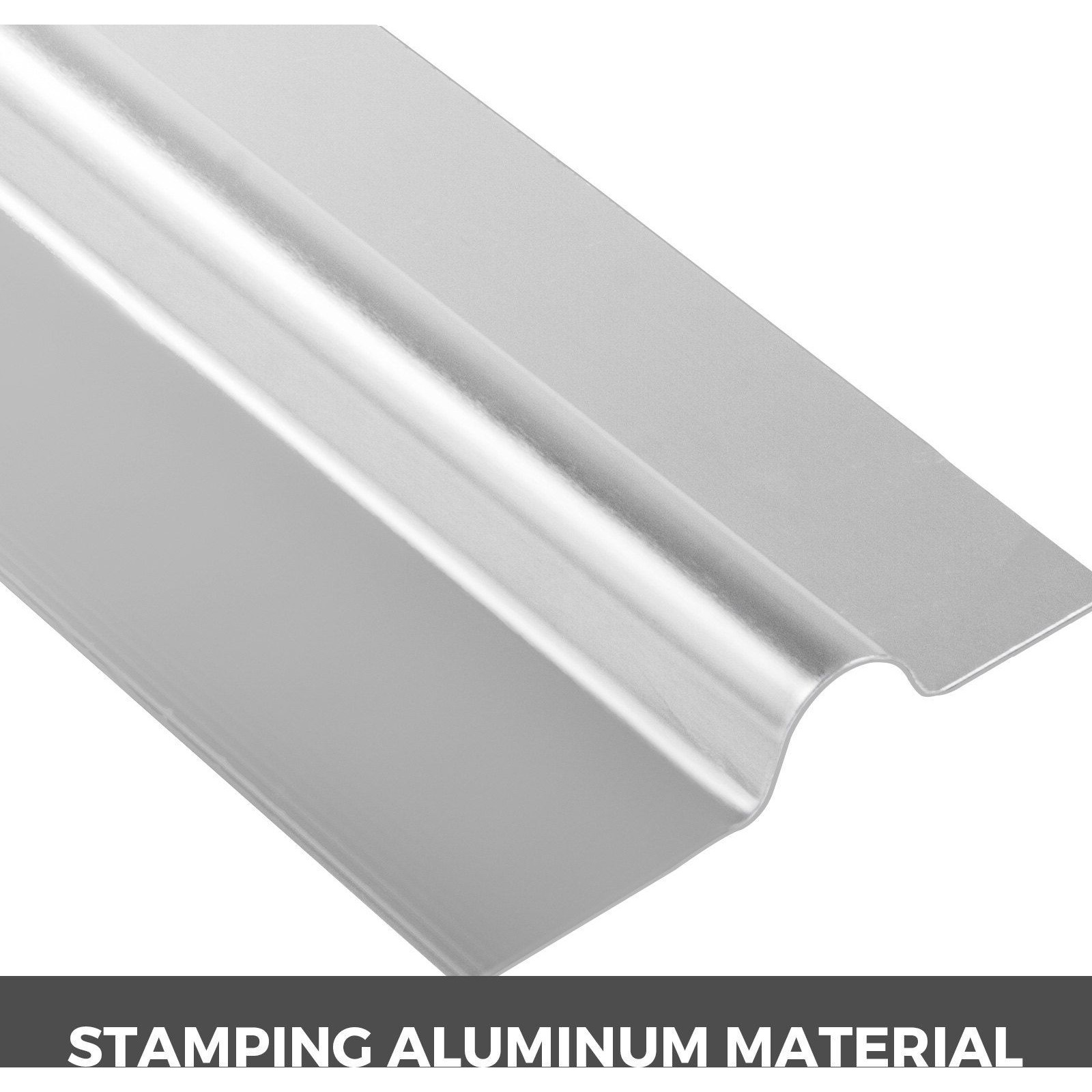 VEVOR PEX Heat Transfer Plates, 300 pcs Box Radiant Heat Transfer Plates, 4 ft Aluminum PEX Heat Transfer Plates, 1/2 inch Heat Transfer Plates Designed for PEX Tubing