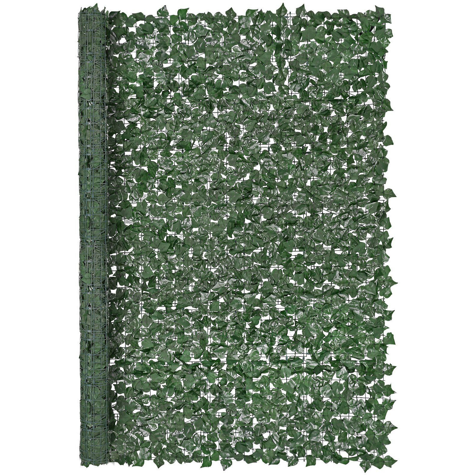VEVOR Ivy Privacy Fence, 96 x 72 in Artificial Green Wall Screen, Greenery Ivy Fence with Strengthened Joint, Faux Hedges Vine Leaf Decoration for Outdoor Garden, Yard, Balcony, Patio Decor