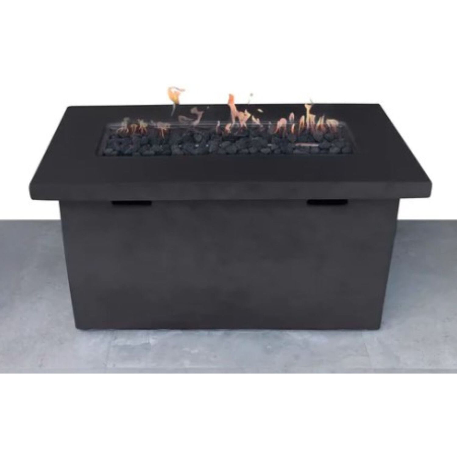 25" H x 42" W Fiber Reinforced Concrete Propane Outdoor Fire Pit Table