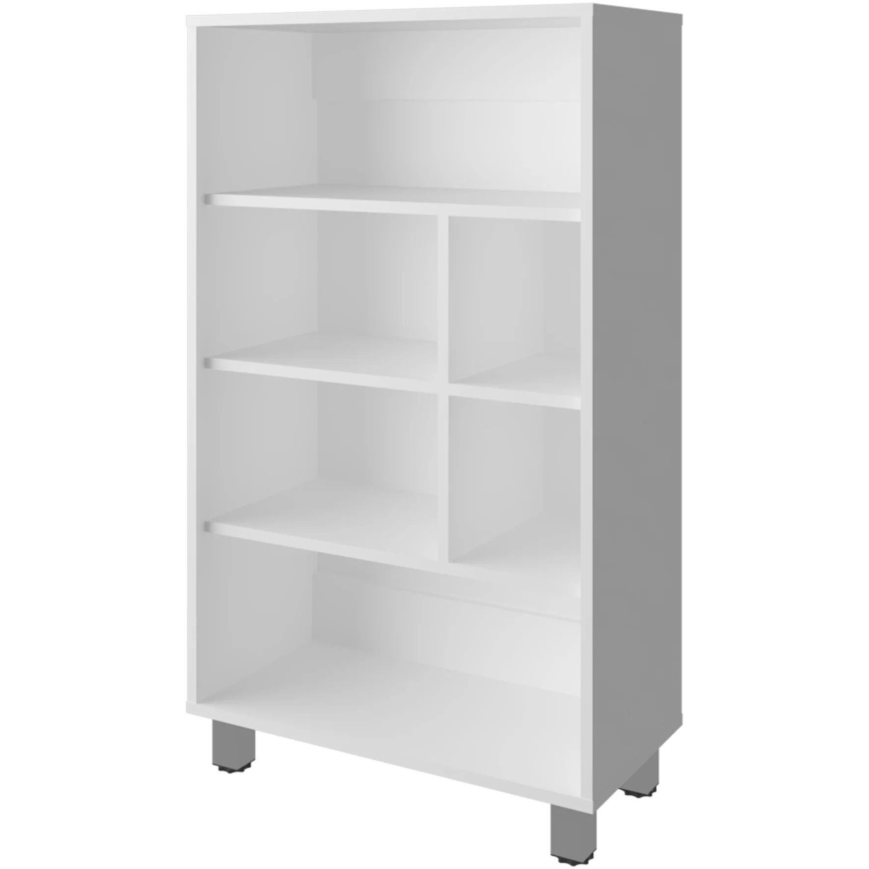 White Bookcase with Six Shelf
