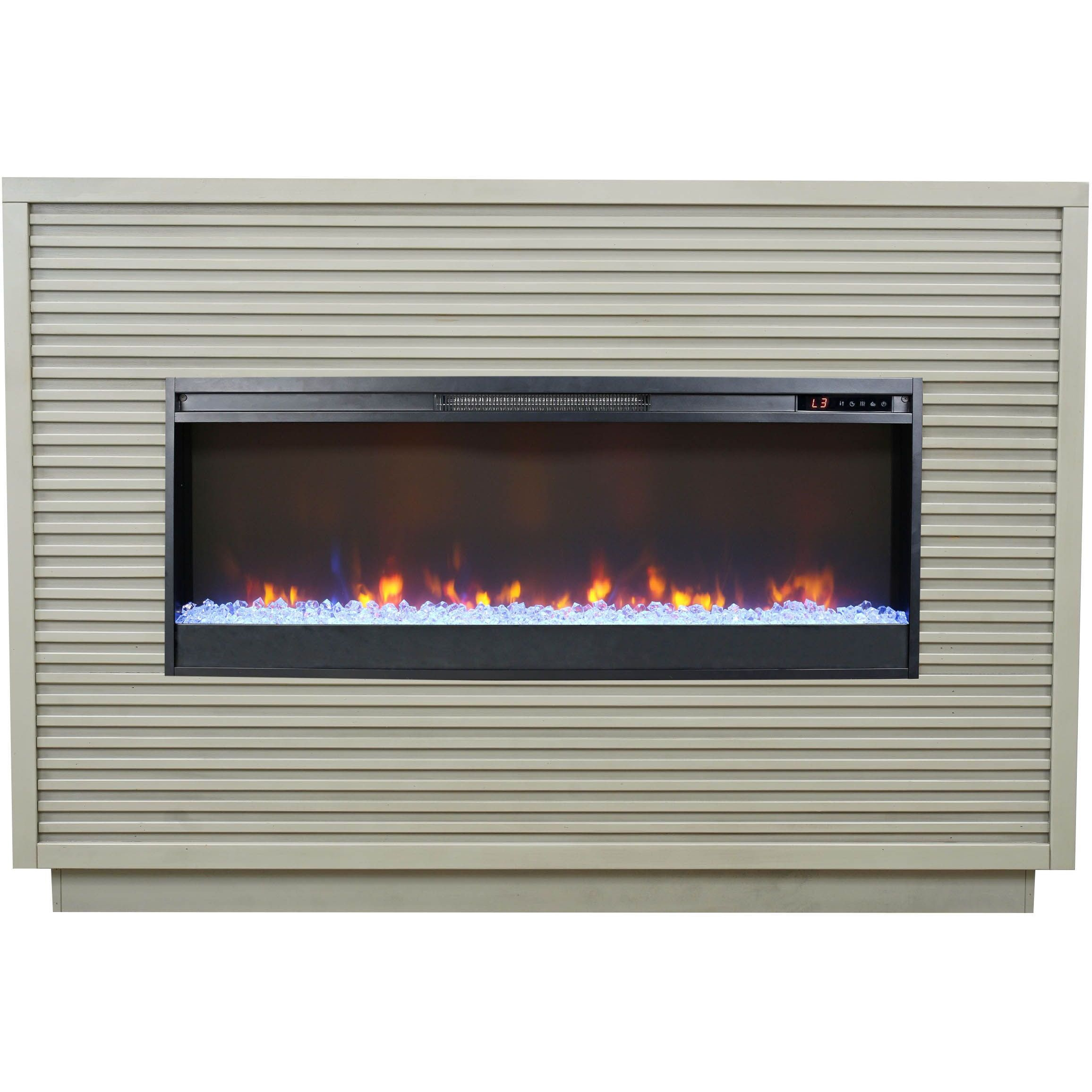 Bridgevine Home Stardust 62 inch Fireplace Mantel, Sandstone Finish
