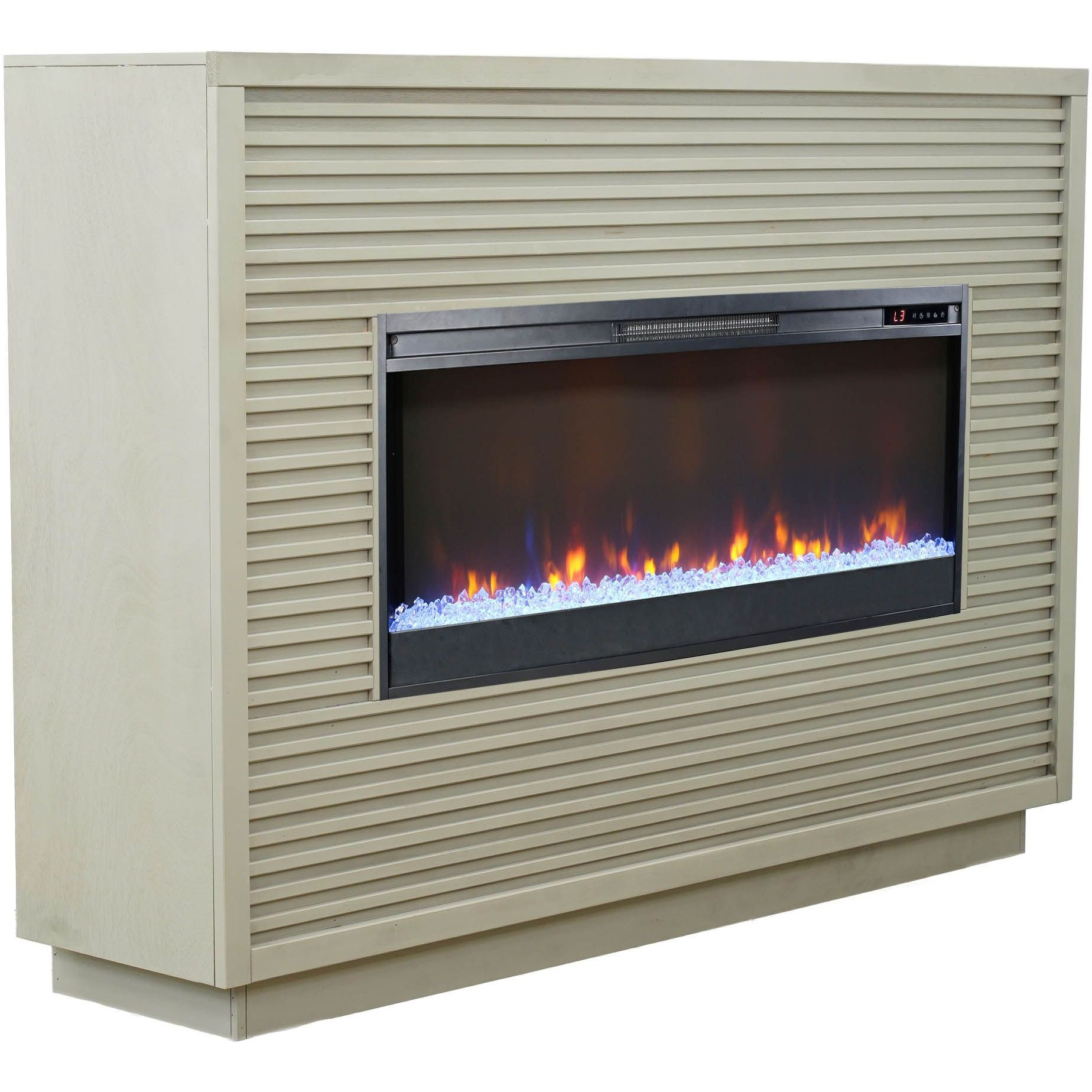 Bridgevine Home Stardust 62 inch Fireplace Mantel, Sandstone Finish