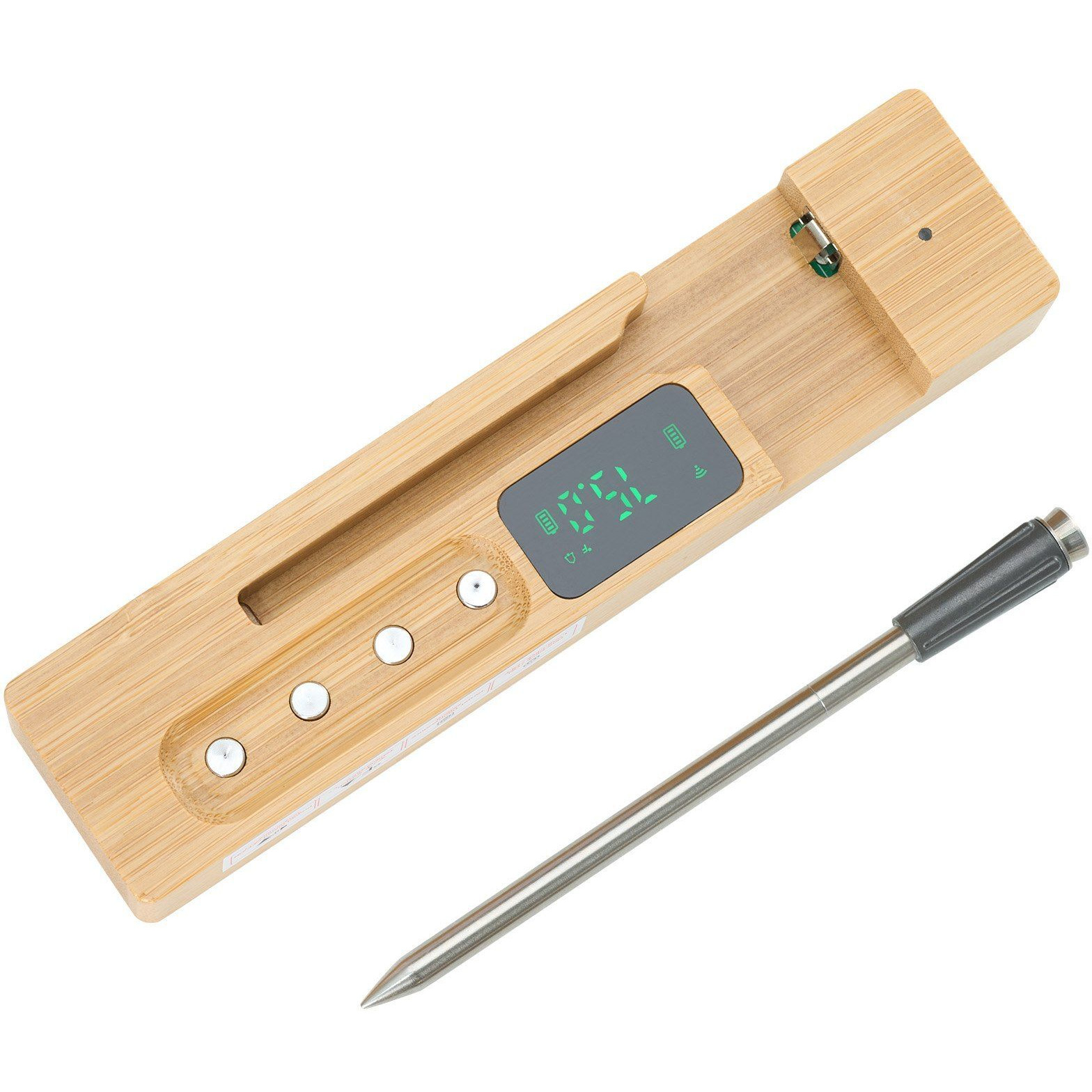 VEVOR Wireless Meat Thermometer Bluetooth Meat Probe 500 ft Range for Cooking