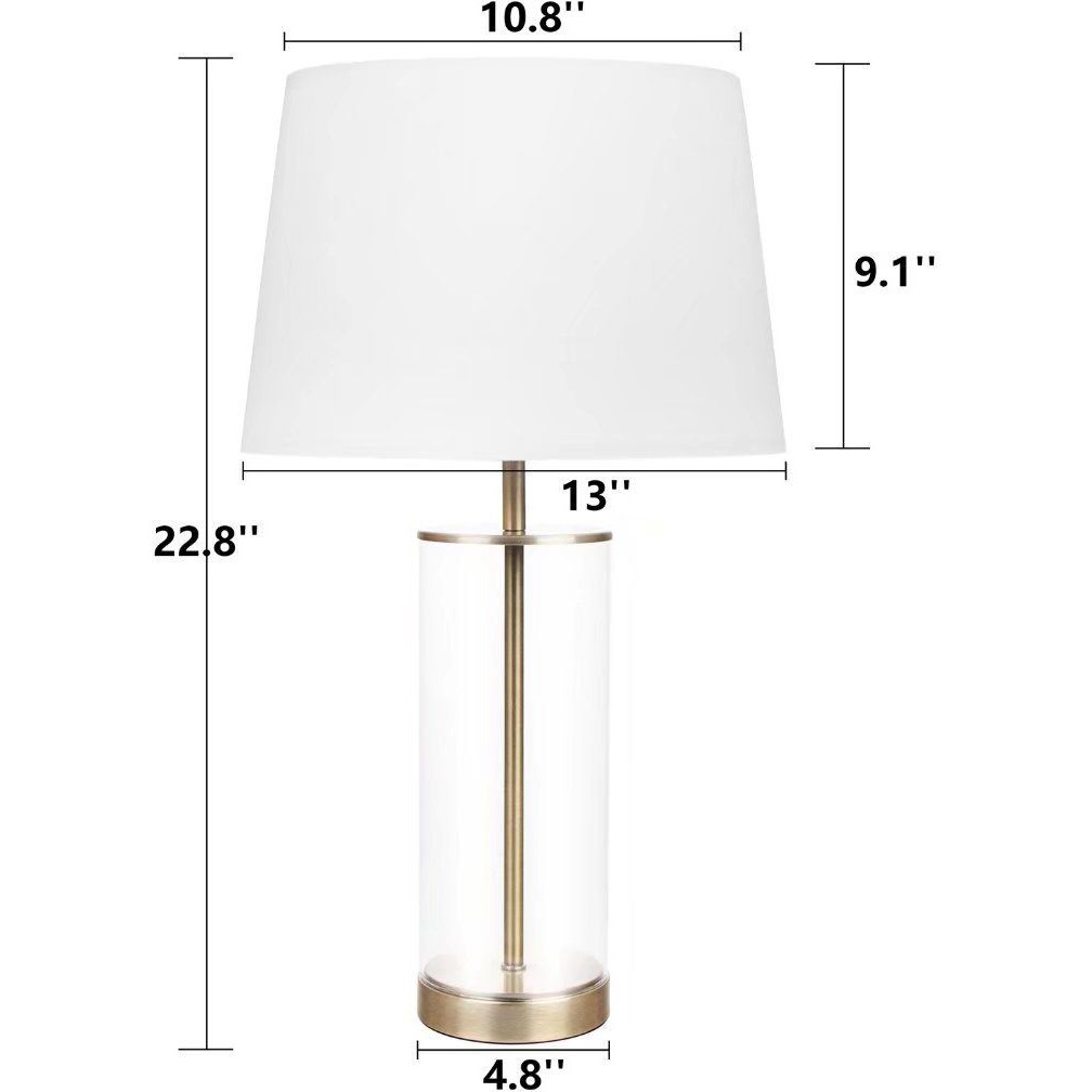 Caseville 23" Brass Table Lamp