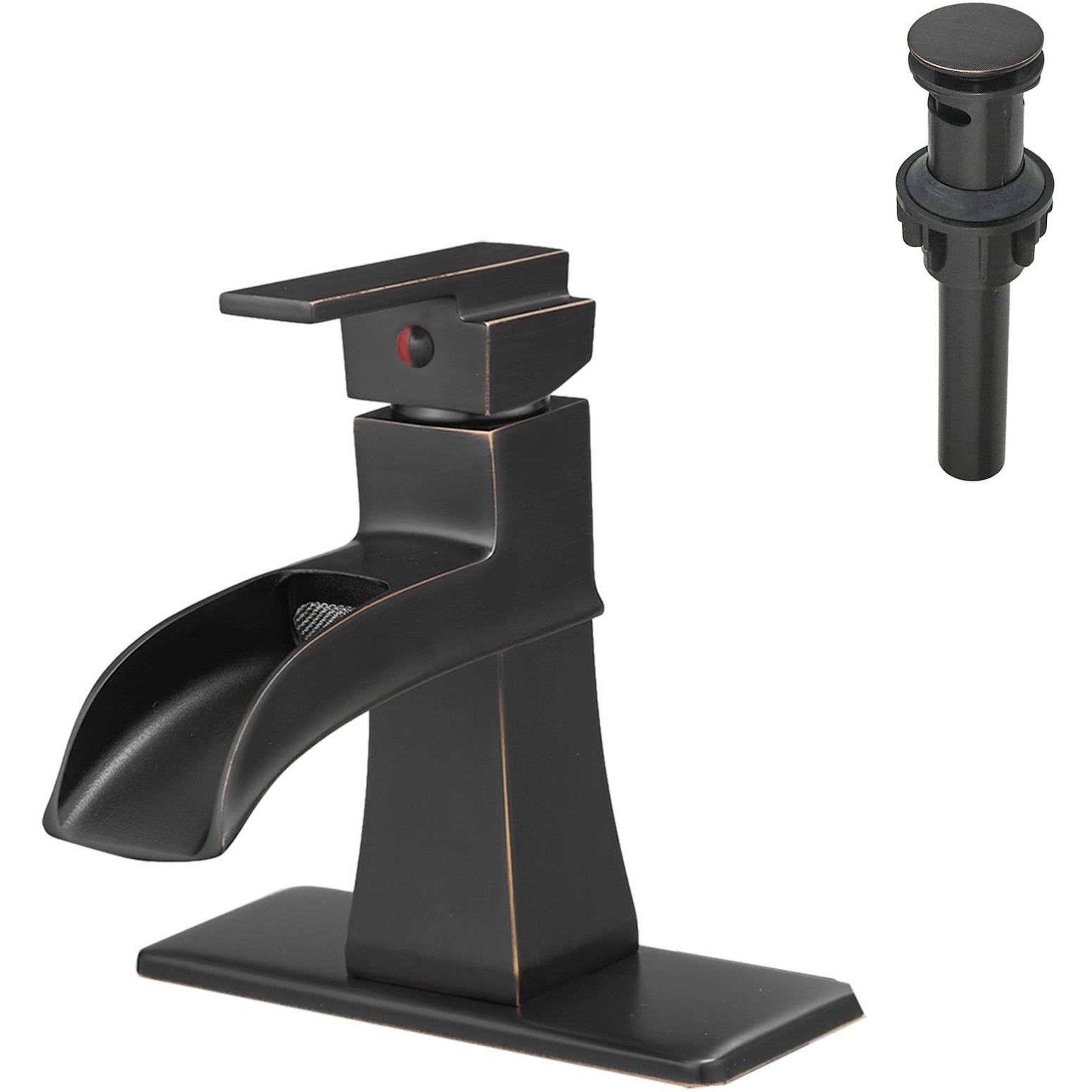 New Waterfall bathroom faucet, single handle bathroom sink faucet