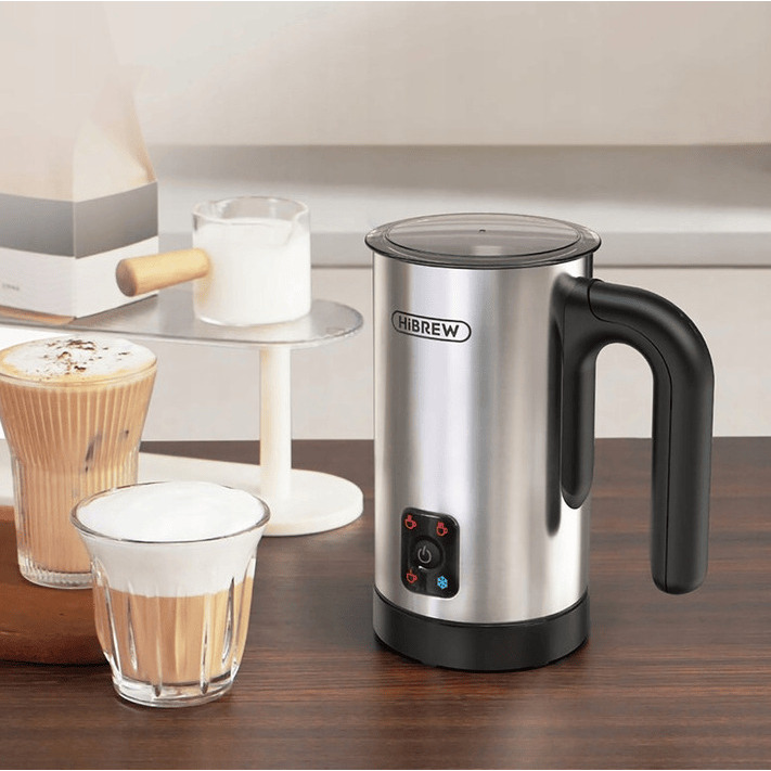 300W Multifunctional cold / hot milk foam 300ml Fully Automatic Milk Heater 360 rotating base SUS304 without BPA adjustable temperature and thickness cappuccino chocolate protein powder mixer cold