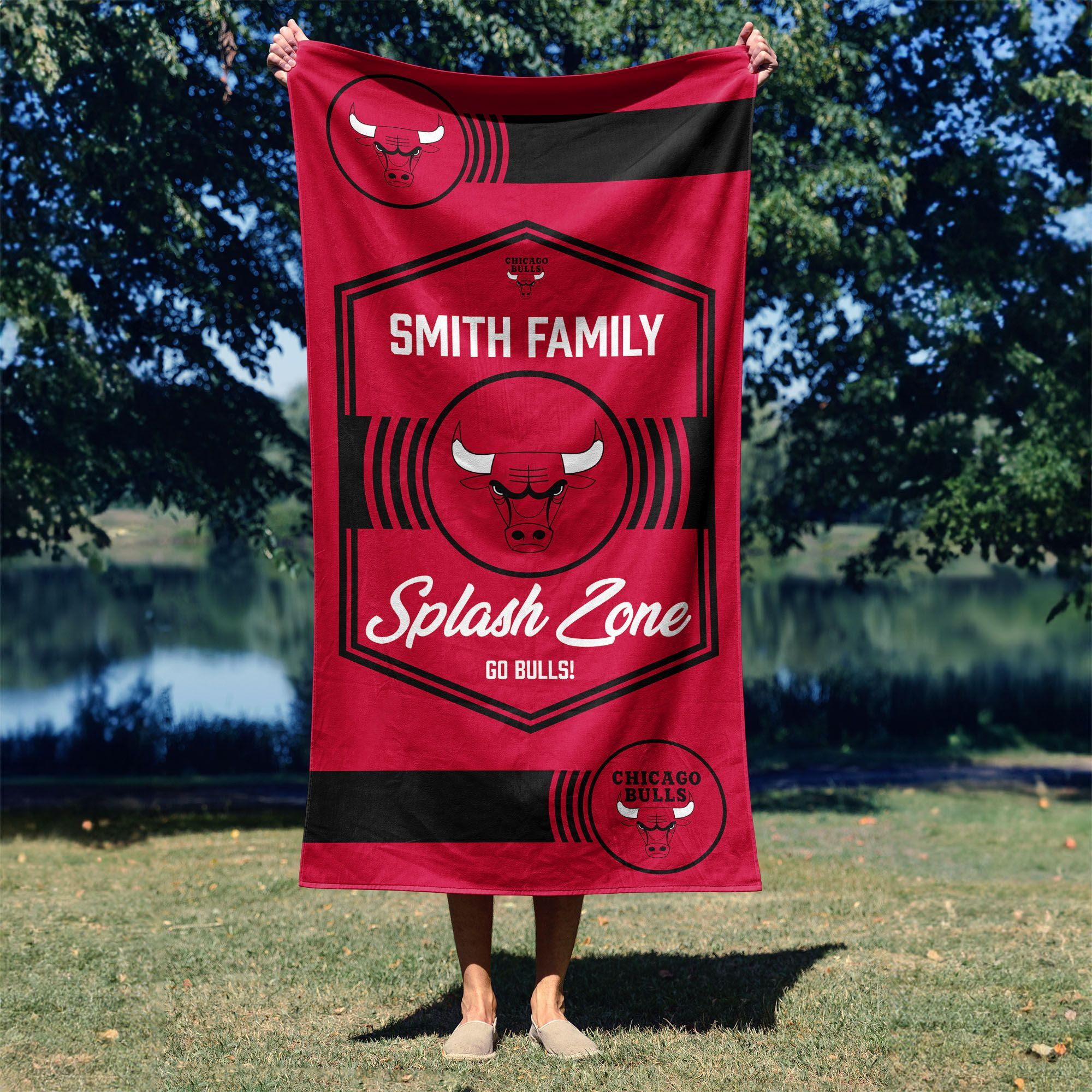 NBA Chicago Bulls Dominion Personalized Beach Towel 3060 Inches