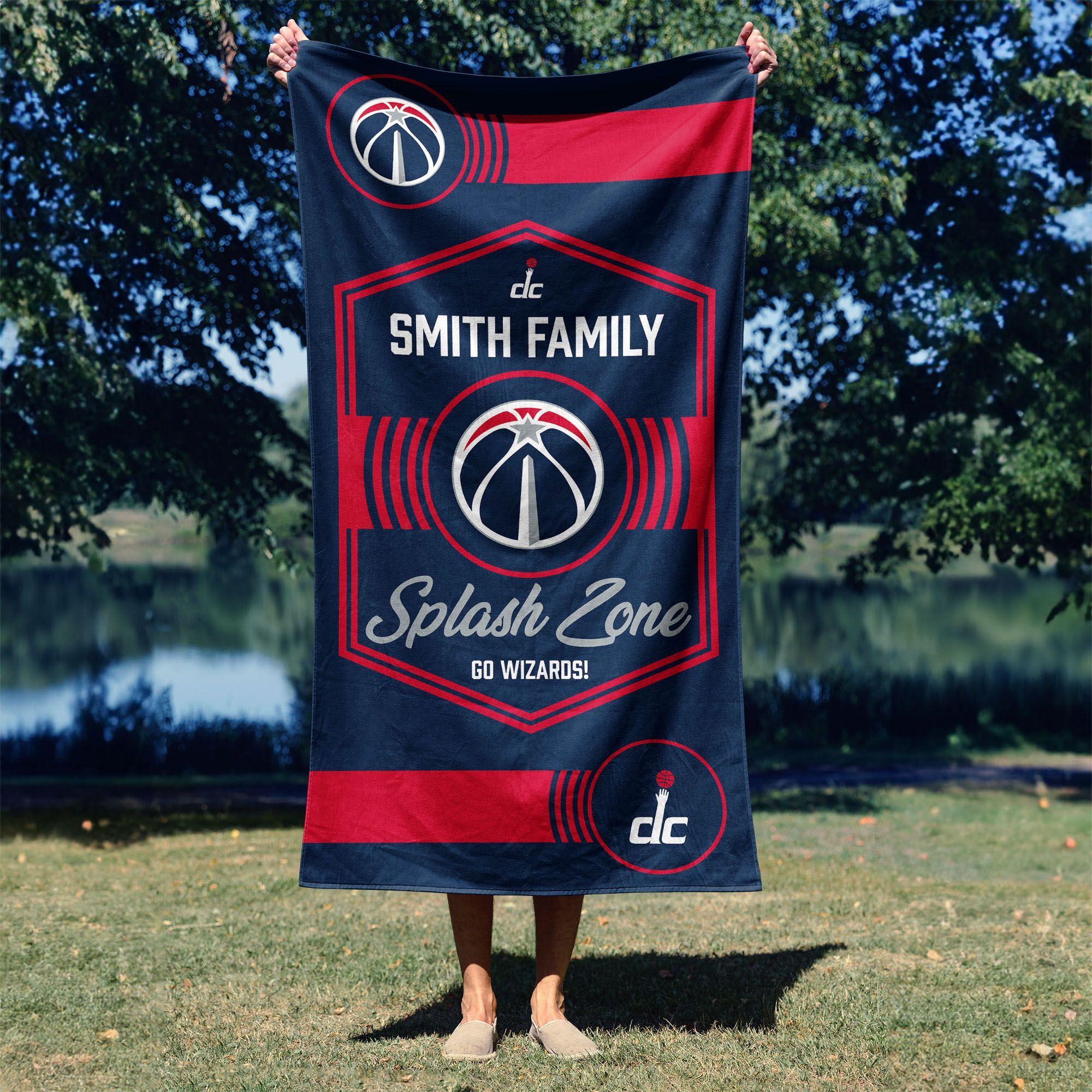 NBA Washington Wizards Dominion Personalized Beach Towel 3060 Inches