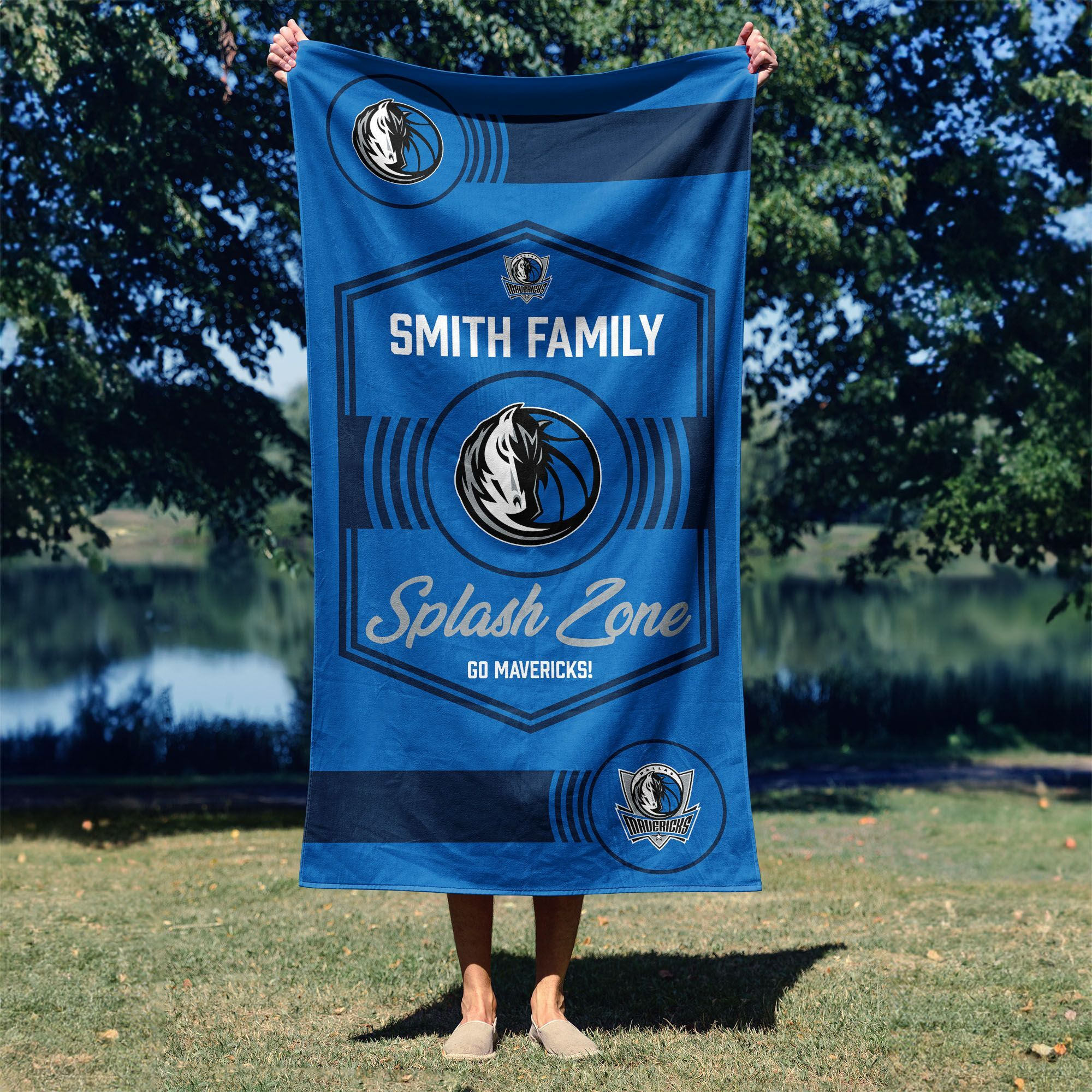 NBA Dallas Mavericks Dominion Personalized Beach Towel 3060 Inches