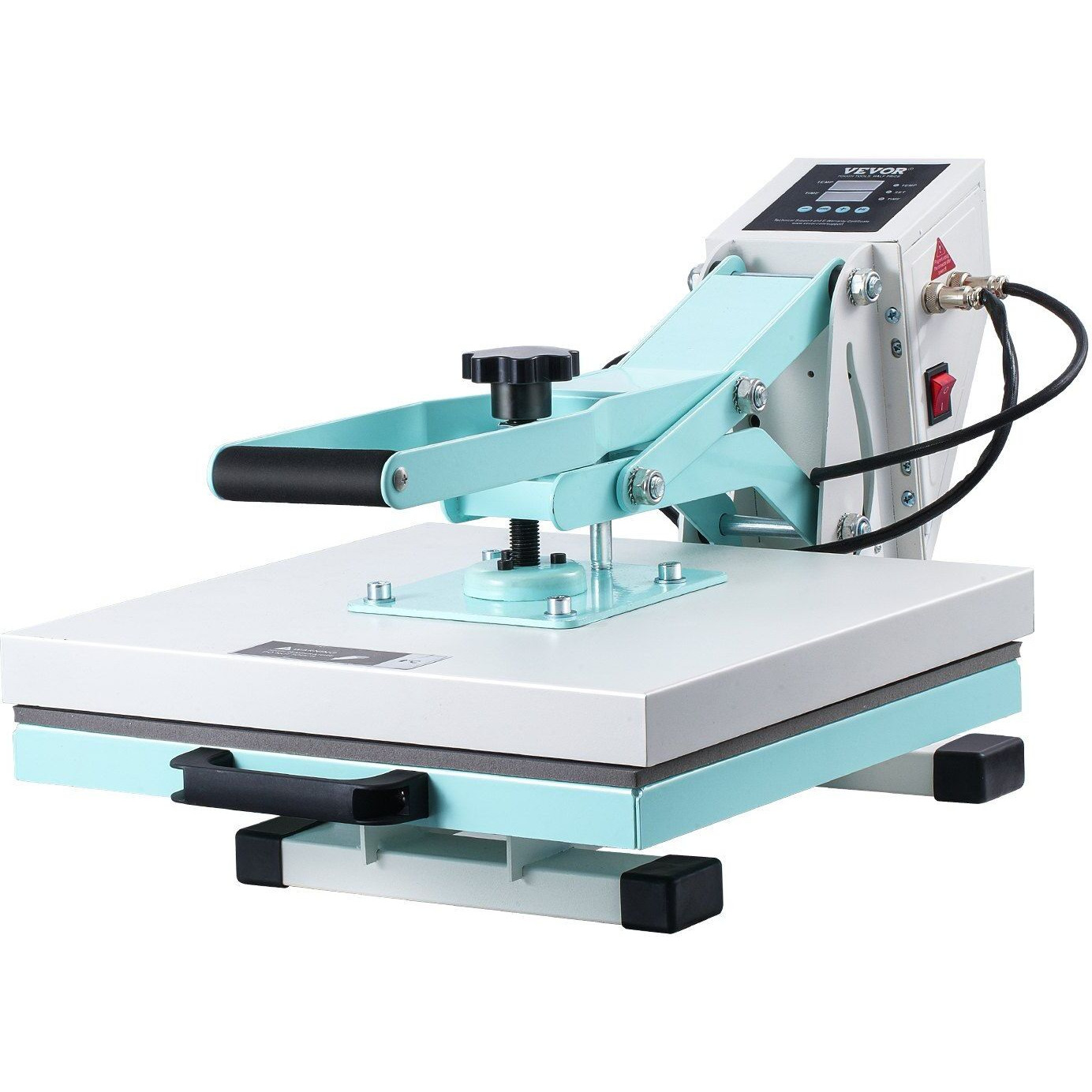 Heat Press Machine 15x15 in Slide Out Heat Transfer Machine T-Shirts Green