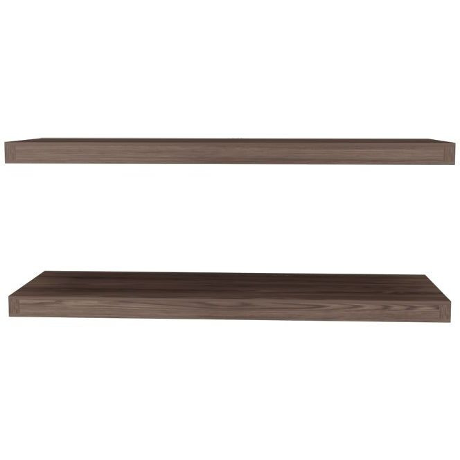 Floating Shelf Dallas, Living Room, Dark Walnut