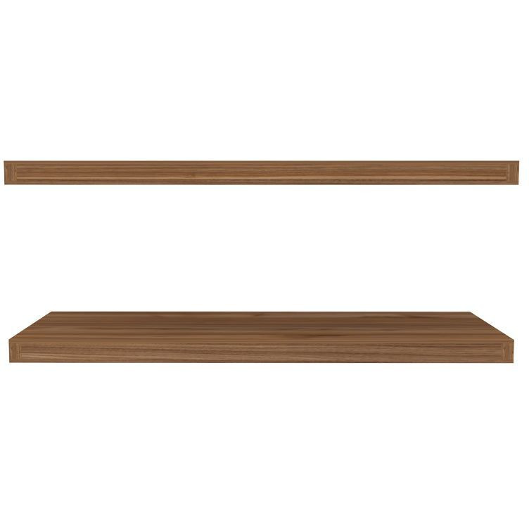 Floating Shelf Dallas, Living Room, Mahogany
