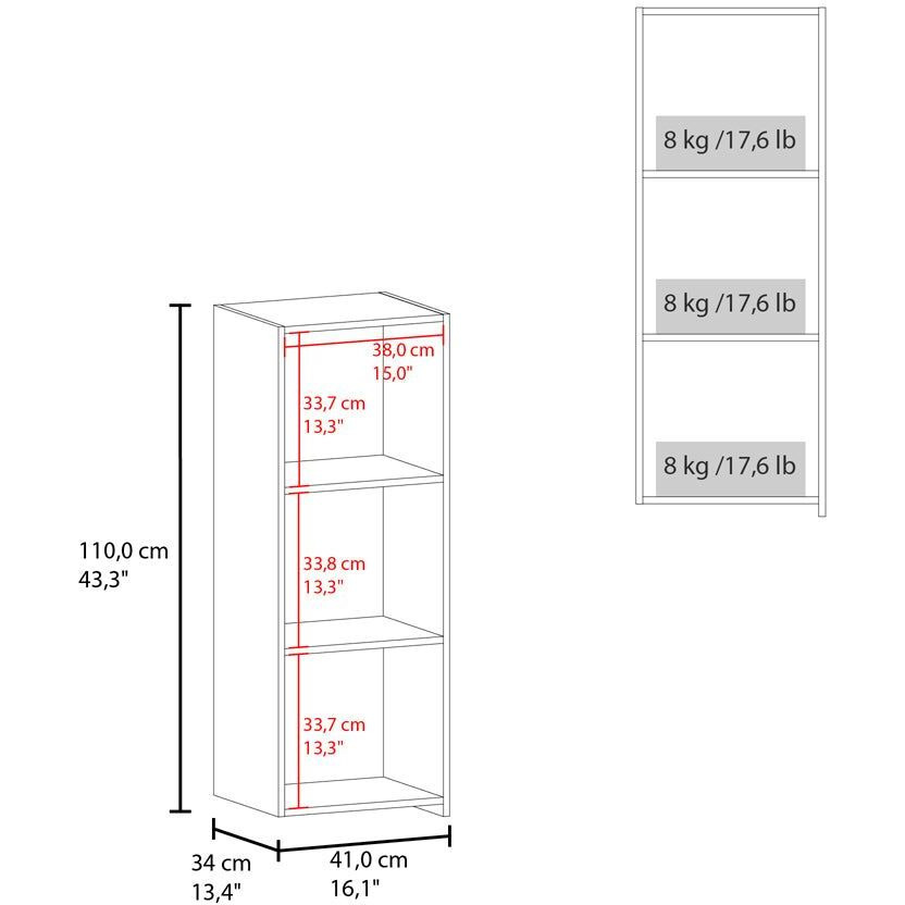 Wall Cabinet Hopewell, Living Room, White