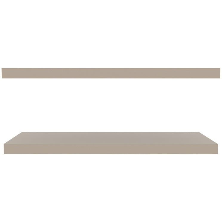 Floating Shelf Dallas, Living Room, Taupe
