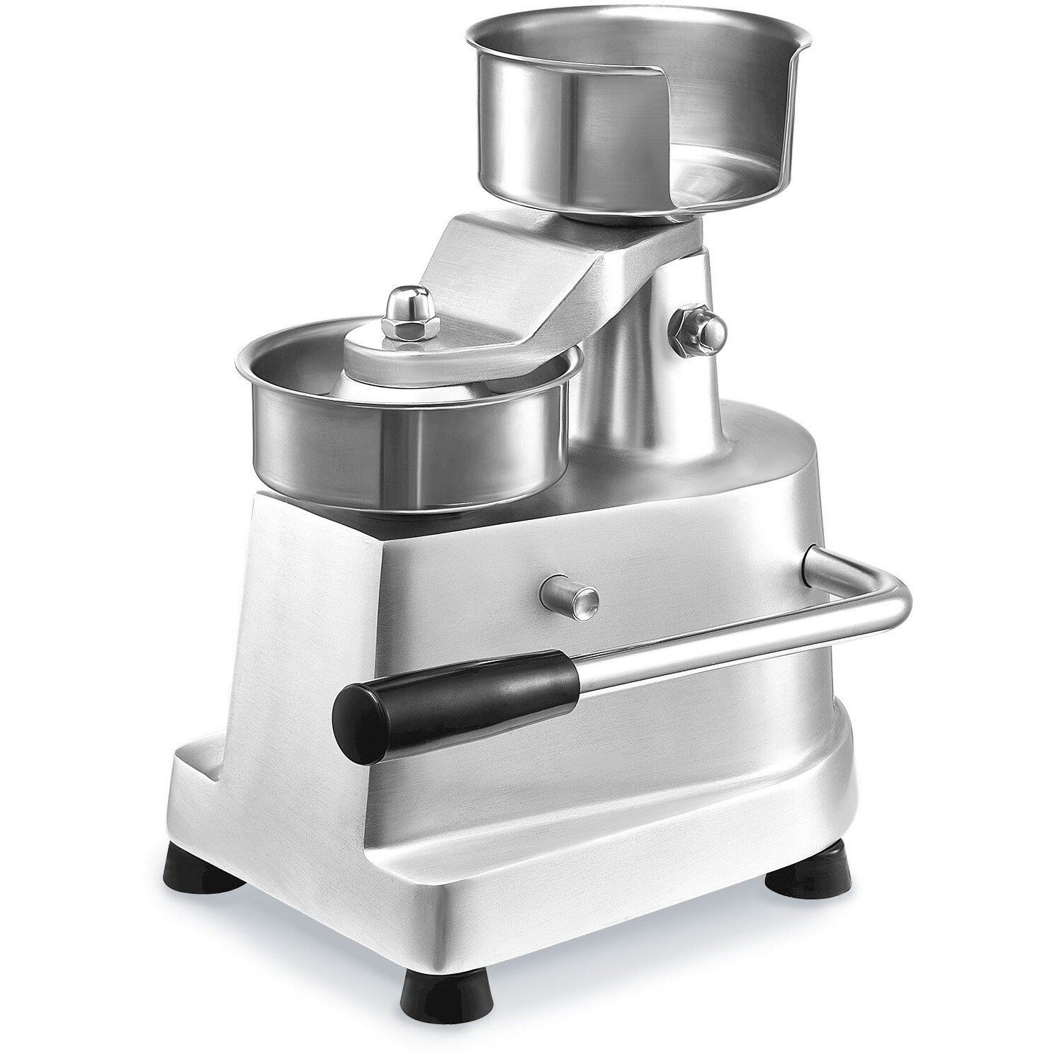 VEVOR Commercial Burger Patty Maker, 130mm/5inch Hamburger Beef Patty Maker, Heavy Duty Food-Grade Stainless Steel Bowl Burger Press Machine, Kitchen Meat Forming Processor with 1000 Pcs Patty Papers