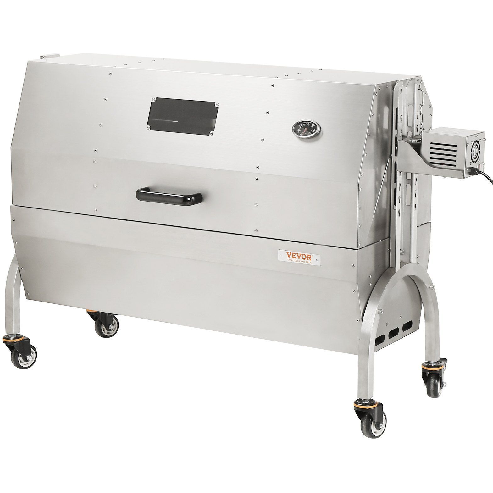 VEVOR Roaster Spit Rotisserie BBQ Grill Pig Lamb Chicken Roaster 50W 132LBS