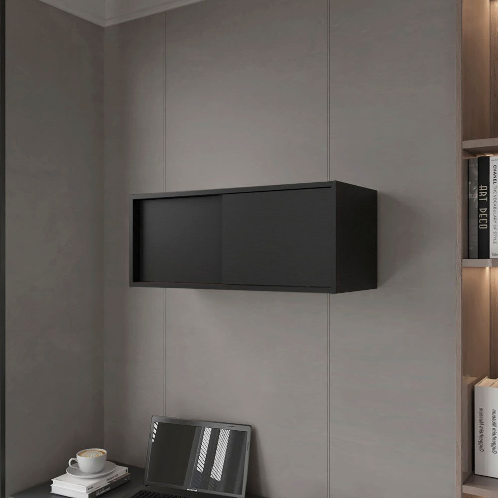 Wall Cabinet Bliss, Office, Black