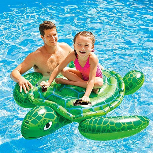 Intex Lil' Sea Turtle Ride-On, 59"" X 50"", For Ages 3+