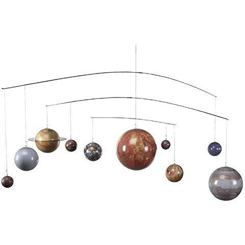Solar System Mobile By Authentic Models, Educational Planets Model, Multicolor Space Decor For Baby, Kids, And Adults, Large Decoration For Astronomy And Science Enthusiasts, Easy To Hang And Assemble