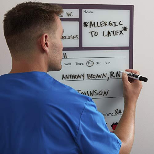 Expo 1944728 Magnetic Dry Erase Markers With Eraser, Chisel Tip, Assorted, 4-Count