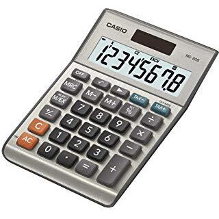 Casio Ms-80B Standard Function Desktop Calculator,Black