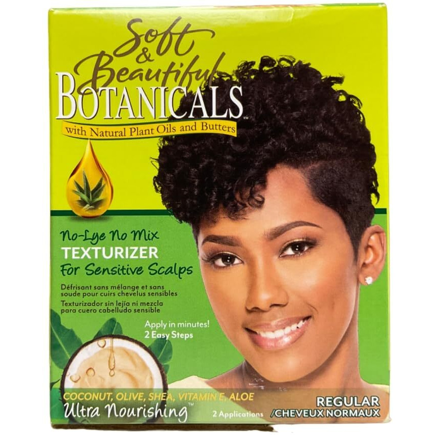 Soft & Beautiful, Botanicals, Nolye No Mix Texturizer, Regular, 2 Applications