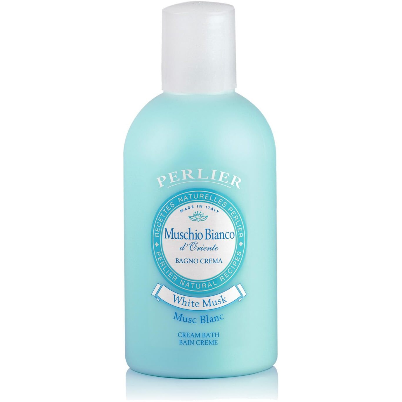 Perlier White Musk Bath Cream - Natural & Calming Aromatherapy Bubble Bath For Women And Men - Rich Foaming Formula Provides Deep Moisturization And Hydration For All Skin Types (169 Fluid Oz)