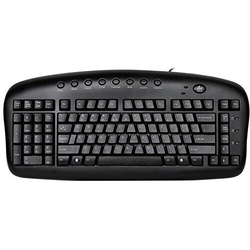 Ergonomic Left Handed Keyboard For Business/Accounting - 8 Multimedia Hotkeys - Eliminates Rsi And Carpal Tunnel - Patented Natural_Reduce Back And Shoulder Strain To Improve Posture(Refurbished)