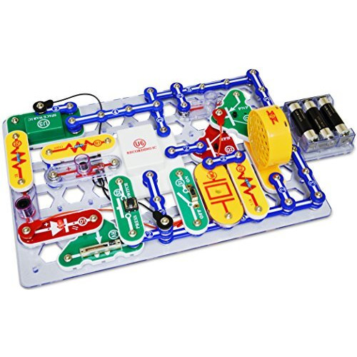 Snap Circuits 203 Electronics Exploration Kit | Over 200 Stem Projects | Full Color Project Manual | 42 Snap Modules | Unlimited Fun