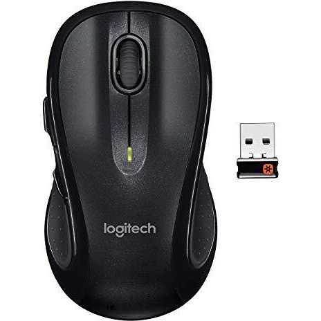 Logitech M510 Wireless Computer Mouse     Comfortable Shape With Usb Unifying Receiver, With Back/Forward Buttons And Side-To-Side Scrolling, Dark Gray