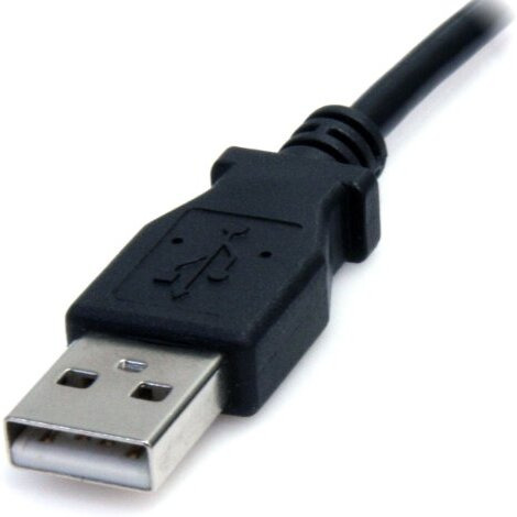 Startech.Com 2M Usb To Type M Barrel Cable - Usb To 5.5Mm 5V Dc Cable - Usb To Barrel Jack 5V Dc Plug (Usb2Typem2M) Black
