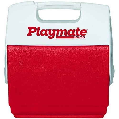 Igloo Red/White, Playmate Pal 7 Quart Personal Sized Cooler, 11.75 X 8.25 X 12-Inch, 7 Qt