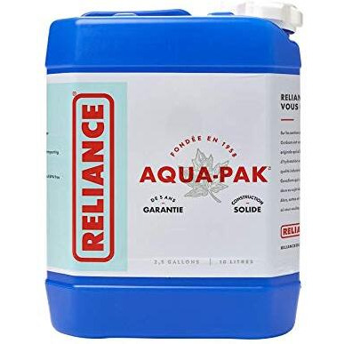 Reliance 8905-03 Aqua-Pak 2.5 Gal Container Water Carrier