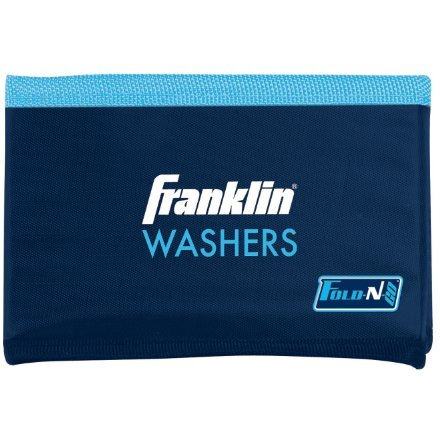 Franklin Sports Washer Toss - 6 Washers And 2 Collapsible Targets - Beach Or Camping Outdoor Lawn Game - Official Size Washer Set