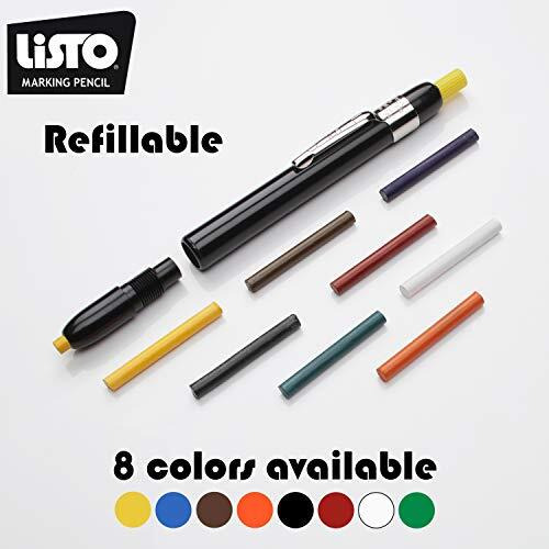 Listo 162 Marking Pencils Refill - White, Box Of 72, Grease Pencils/China Marking Pencils/Wax Pencils