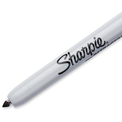 Sharpie 32701 Retractable Permanent Markers, Fine Point, Black, 12 Count