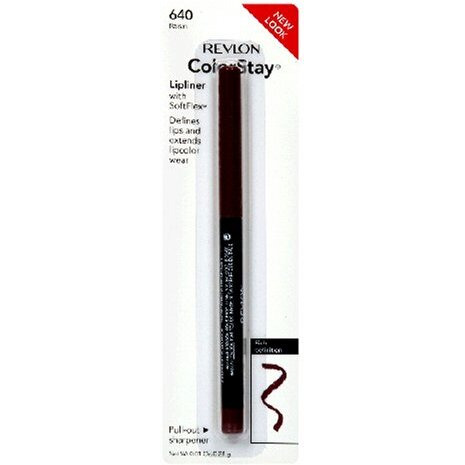 Revlon Colorstay Lipliner With Softflex, Raisin 640, 0.01 Ounce