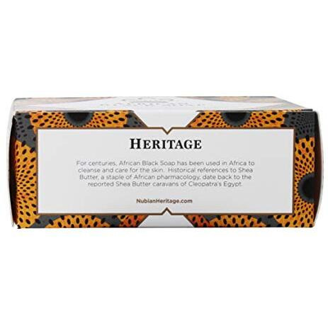 Nubian Heritage Soap Bar, African Black, 5 Ounce