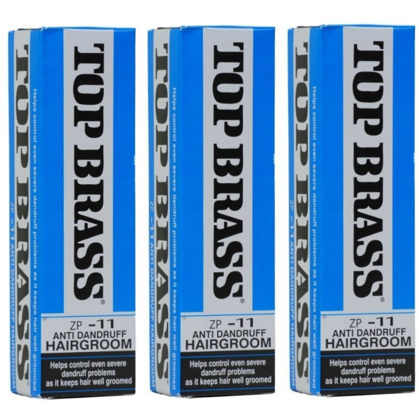 Top Brass Zp-11 Anti Dandruff Hair Cream (Creme) (Pack Of 3)