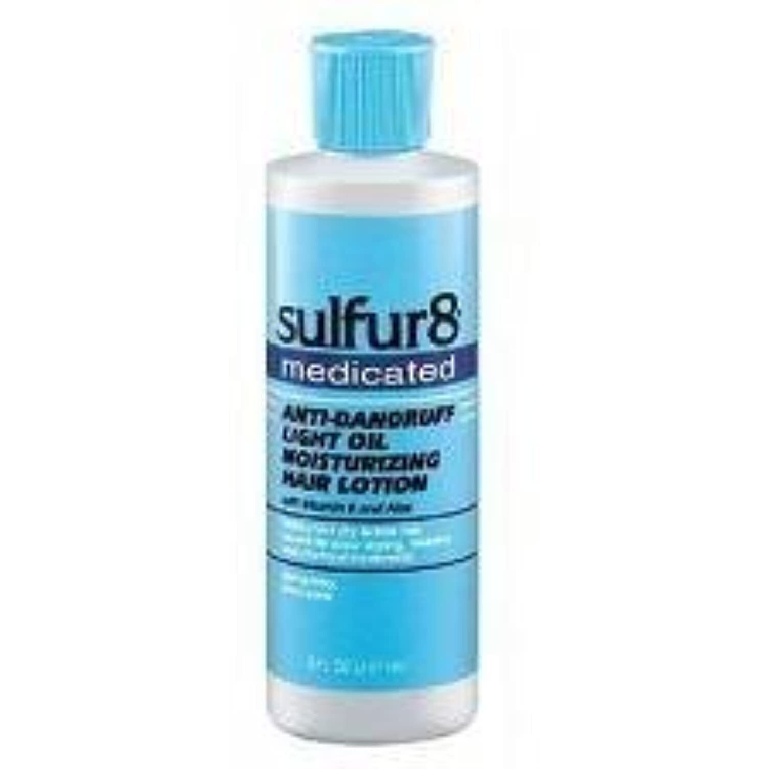 Sulfur 8 Medicated Anti-Dandruff Light Oil Moisturizing Hair Lotion