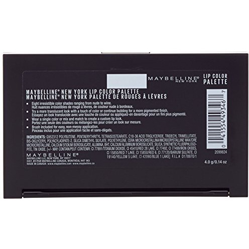 Maybelline Lip Studio Lip Color Palette, 014 Oz