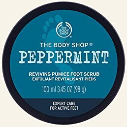 The Body Shop Peppermint Reviving Pumice Exfoliating Foot Scrub, 100Ml